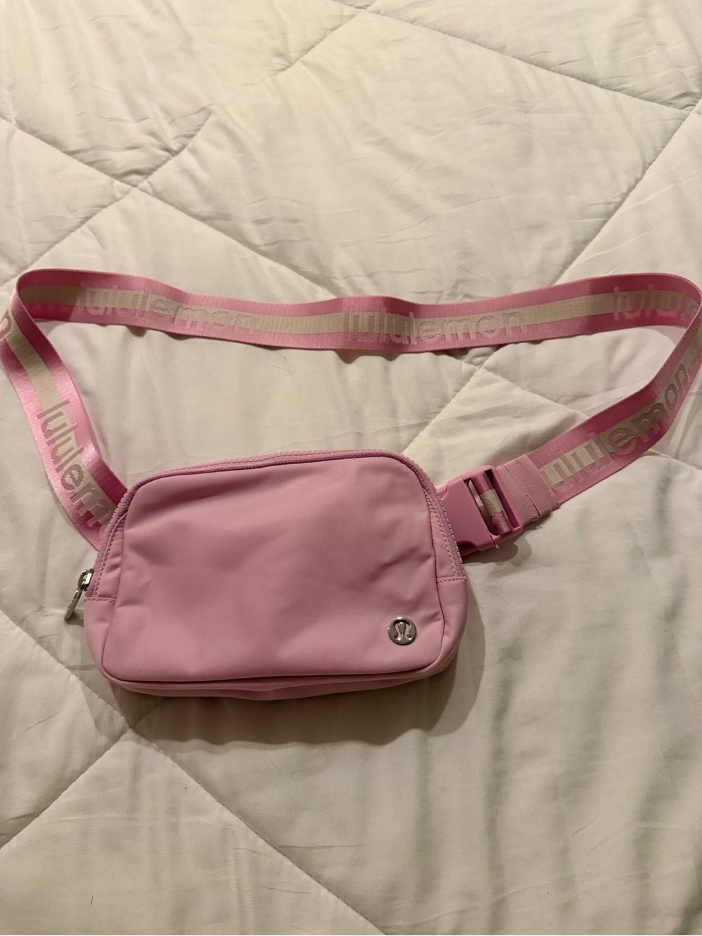lululemon athletica Light Pink Crossbody Belt Bag